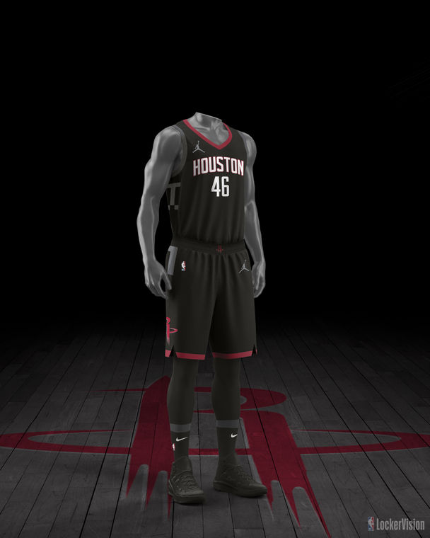 Houston rockets hot sale checkered jersey